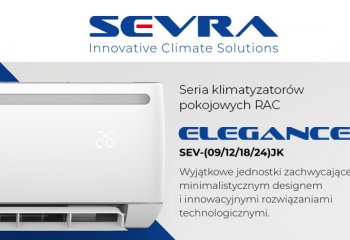 Seria klimatyzatorów naściennych SEVRA ELEGANCE