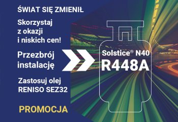 Promocja na czynnik R448A oraz olej Reniso SEZ32 | Scheissl