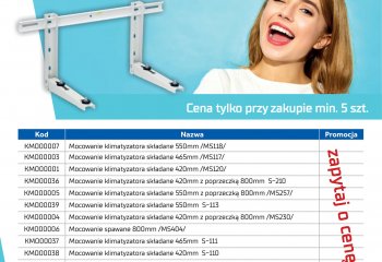 Skorzystaj z cen promocyjnych na mocowania! | lipiec 2020 | Iglotech