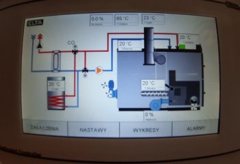 Nowy sterownik do kotłów c.o na zrębki i biomasę Biowarmer