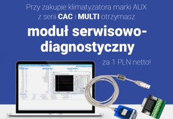 Kup klimatyzatory AUX serii CAC lub MULTI i odbierz moduł diagnostyczno-serwisowy! | lipiec 2020 | WIENKRA