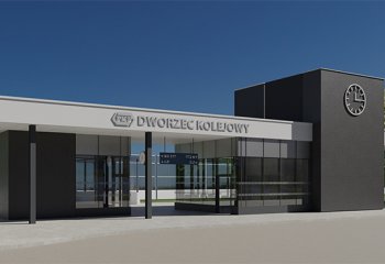 Kompaktowy i nowoczesny. Następny dworzec systemowy w budowie