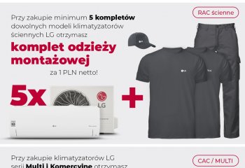 Tydzień dla Instalatorów w WIENKRA – kup klimatyzatory LG i odbierz praktyczne prezenty!