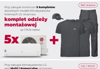 Tydzień dla Instalatorów w WIENKRA – kup klimatyzatory LG i odbierz praktyczne prezenty!