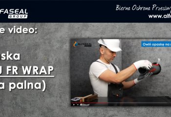 Opaska INTU FR WRAP - zabezpieczenie przejścia z rurą palną