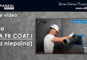 Farba ALFA COAT I - zabezpieczenie RUR NIEPALNYCH
