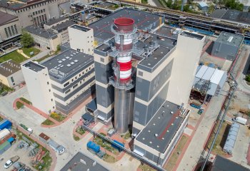 Blok gazowo-parowy Elektrociepłowni Stalowa Wola zsynchronizowany z siecią