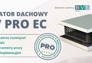 Wentylator dachowy BMV PRO EC