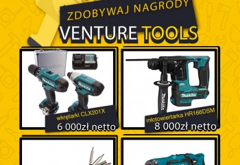 Zrób zakupy Venture Tools i zdobywaj nagrody