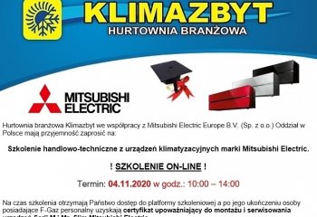 Szkolenie handlowo-techniczne, ON-LINE z urządzeń Mitsubishi Electric