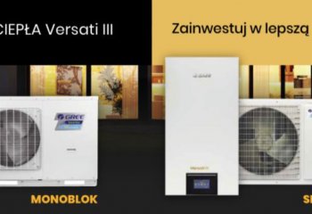 Pompy ciepła Versati III GREE dostępne w Alfaco