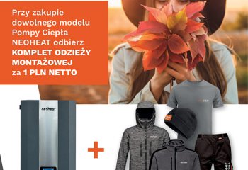 Komplet odzieży montażowej do każdej Pompy Ciepła zakupionej w listopadzie