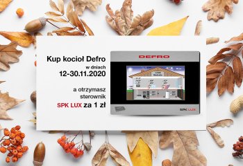 Kup kocił Defro a otrzymasz sterownik SPK LUX za 1zł
