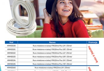 Obniżamy ceny na zakup rur miedzianych w izolacji