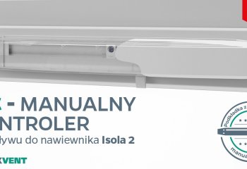 Nowość: MC – manualny kontroler przepływu do nawiewników Isola 2