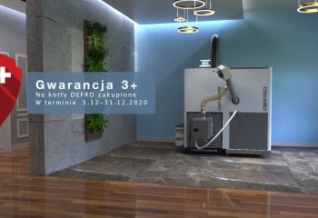 Kup Kocioł Defro w  terminie 5.12 – 31.12.2020 r. i uzyskaj dodatkową 3 letnią gwarancją na szczelność wymiennika oraz dodatkową roczną gwarancją na sterownik