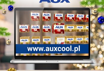 Kalendarz adwentowy AUX – Odbieraj codziennie nowe prezenty! Wejdź na www.auxcool.pl