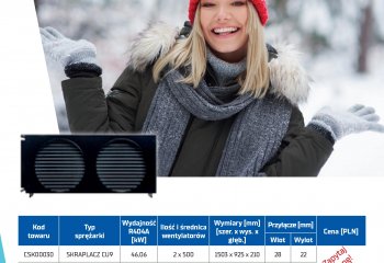 Promocja na WYBRANE MODELE SKRAPLACZY (bloków lamelowych bez wentylatora)