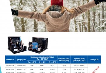 Niższe ceny na wybrane modele agregatów skraplających Refcold