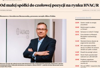 Wywiad dla Pulsu Biznesu z Jarosławem Baranczenko Prezesem Zarządu Alfaco Polska