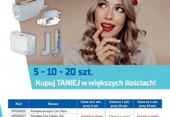 Oszczędzaj kupując pakiety pompek skroplin SFA