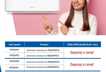 Wyjątkowa promocja na klimatyzatory Fuji Electric
