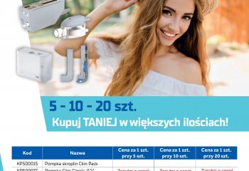 Kupuj taniej w większych ilościach pompki skroplik SFA!