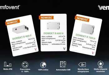 VENTIA odkrywa karty! ZOBACZ FILM i poznaj nowości Komfovent Domekt – R400F, R 600 H, R 700 H