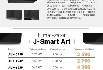 AUX J-Smart ART – promocyjne ceny katalogowe