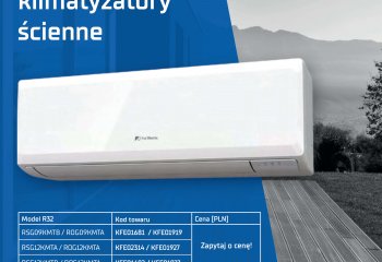Promocja na klimatyzatory ścienne Fuji Electric!