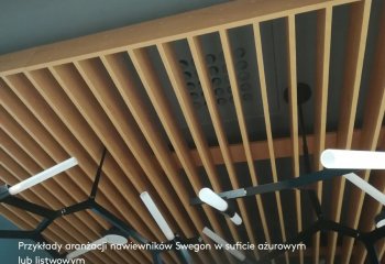 Integracja systemu nawiewników i wywiewników w sufitach podwieszonych