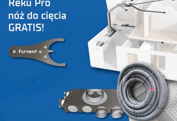 Przy zakupie Forvent Reku Pro nóż do cięcia GRATIS!