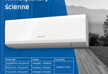 Promocja na klimatyzatory ścienne Fuji Electric!