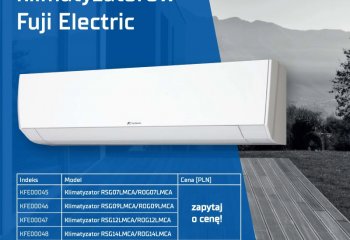Fuji Electric wyprzedaż klimatyzatorów! | Iglotech | październik 2021
