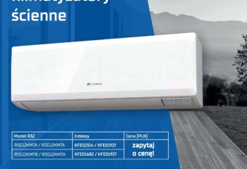 Promocja na klimatyzatory ścienne Fuji Electric | Iglotech | październik 2021