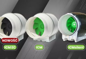 Wentylatory kanałowe ICM EC