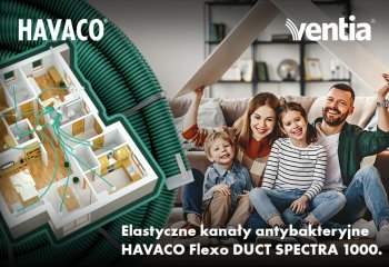 Poznaj elastyczne kanały antybakteryjne HAVACO Flexo DUCT SPECTRA 1000!