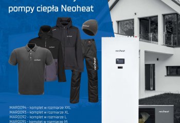 Zestaw odzieży za 1 zł  do każdej pompy ciepła Neoheat