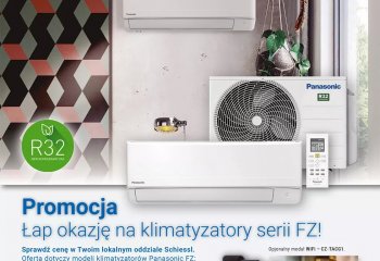 Łap okazję na klimatyzatory Panasonic serii FZ