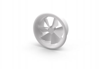 Nawiewnik wirowy z ruchomymi kierownicami NSDZ