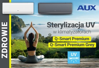 Sterylizacja UV w klimatyzatorach AUX Q-Smart