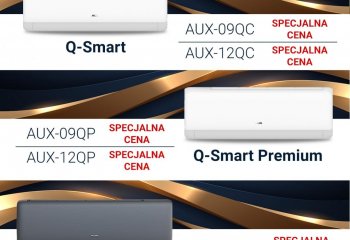 Seria klimatyzatorów Q−Smart - w pakiecie taniej!