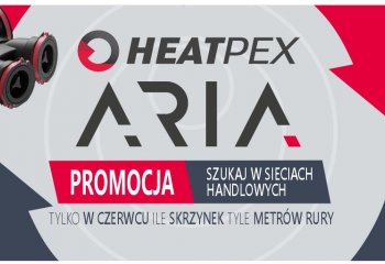 Promocja HEATPEX „Ile skrzynek tyle metrów rury”.