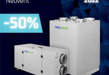 Centrale wentylacyjne Neovent -50% Black Friday 2022