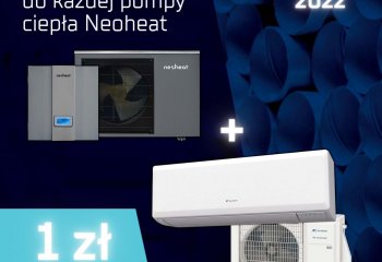 Klimatyzator Fuji do każdej pompy ciepła Neoheat za 1 zł Black Friday 2022