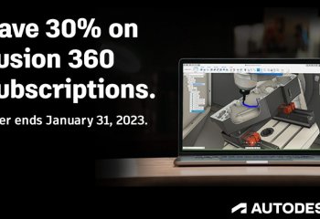 Fusion 360 do 30% upustu na wybrane produkty