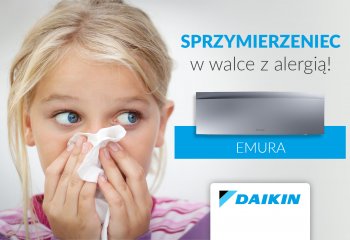 Klimatyzator Daikin Emura dla alergików
