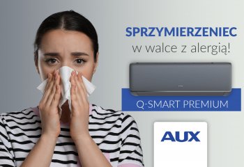Klimatyzator AUX Q-Smart Premium dla alergików