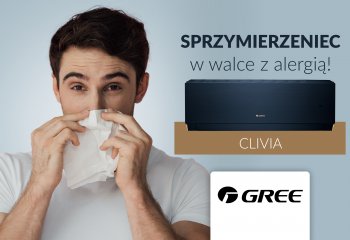 Klimatyzator Gree Clivia dla alergików