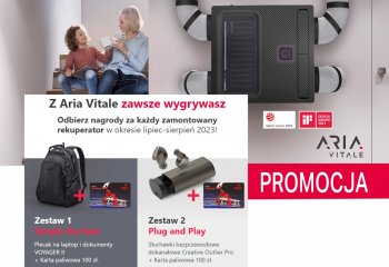 Konkurs „Z HEATPEX ARIA VITALE ZAWSZE WYGRYWASZ” dla instalatorów wentylacji!